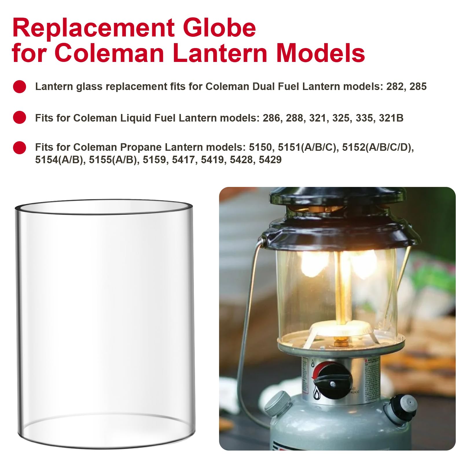 ライト・ランタン Coleman Replacement Globe R200-044J Amazon.com : Lantern Glass Replacement for Coleman Lanterns Glass